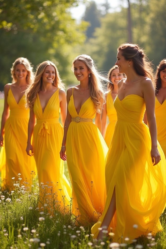 cheerful summer wedding theme