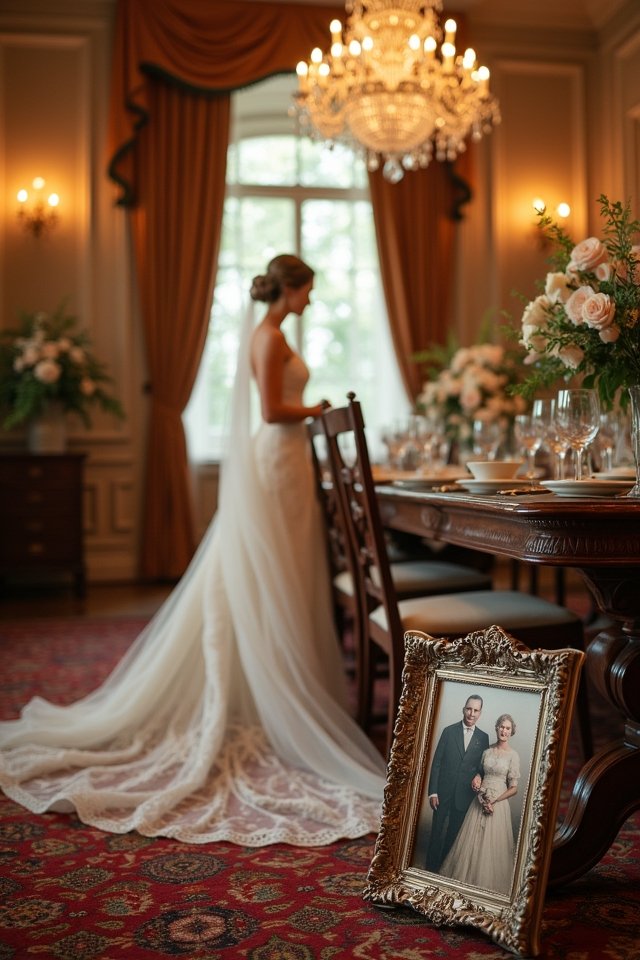 cherished family heirlooms displayed