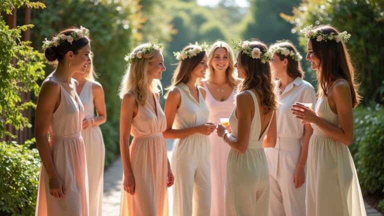 chic and comfortable wedding attire