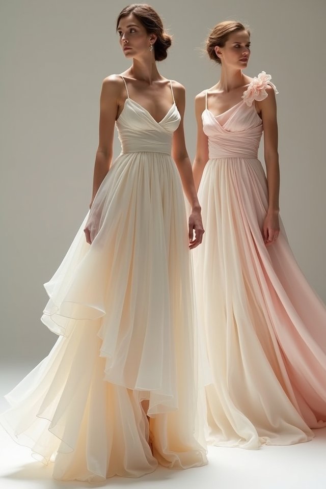 chic asymmetrical gown elegance