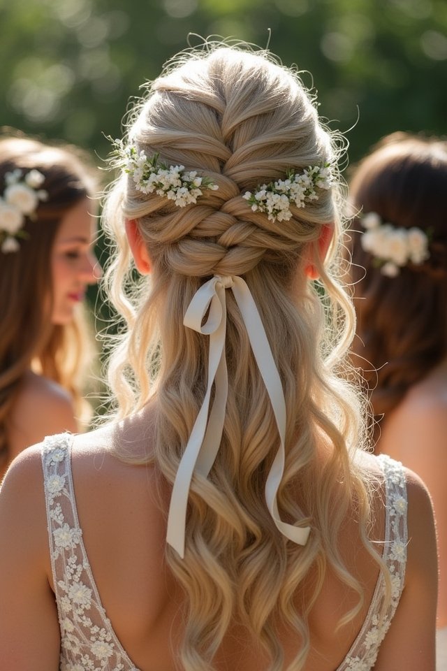 chic braided crown hairstyle