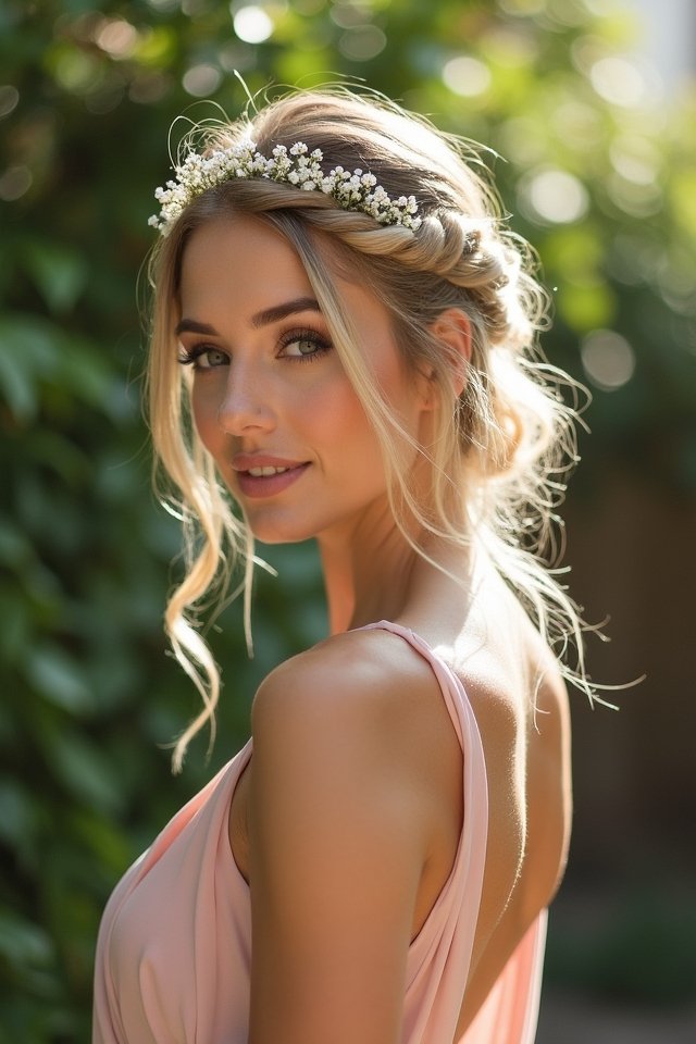 chic braided crown techniques