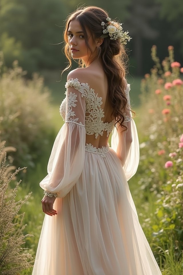 chic bridal separates elegance