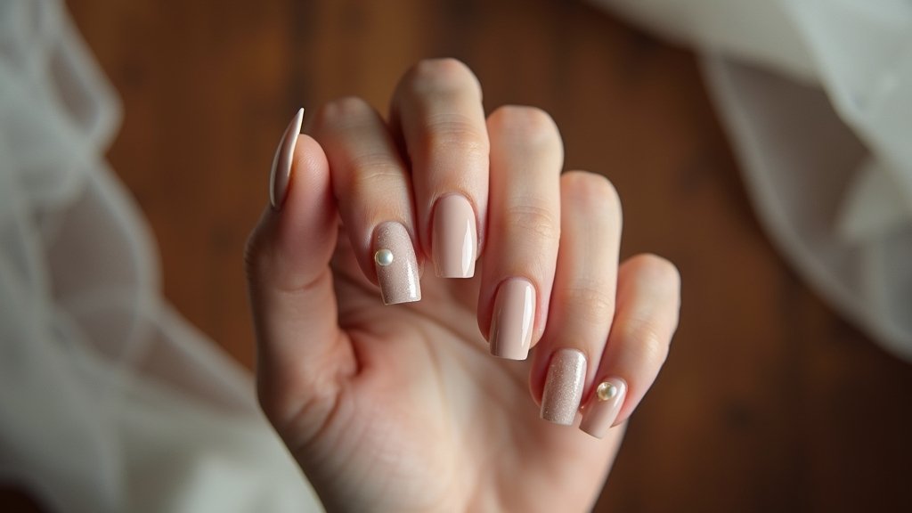 chic bridesmaid nail designs