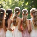 chic bridesmaid wedding hairstyles
