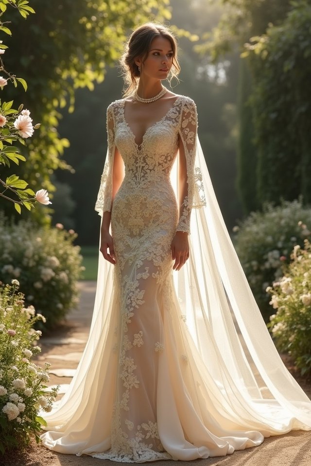 chic cape dress elegance