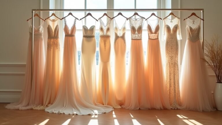 chic champagne dresses collection