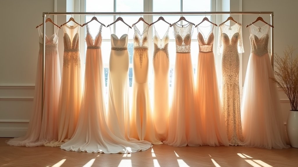 chic champagne dresses collection