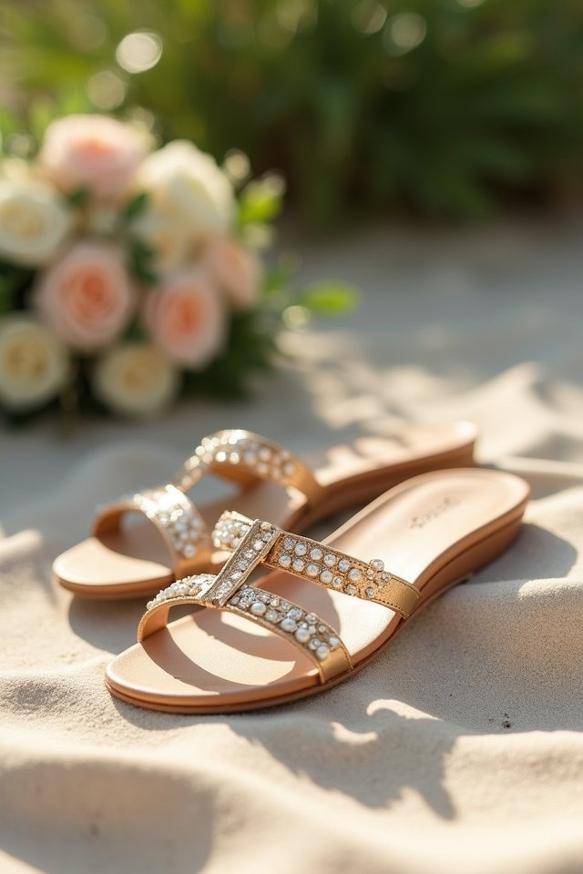 chic comfortable slide sandals