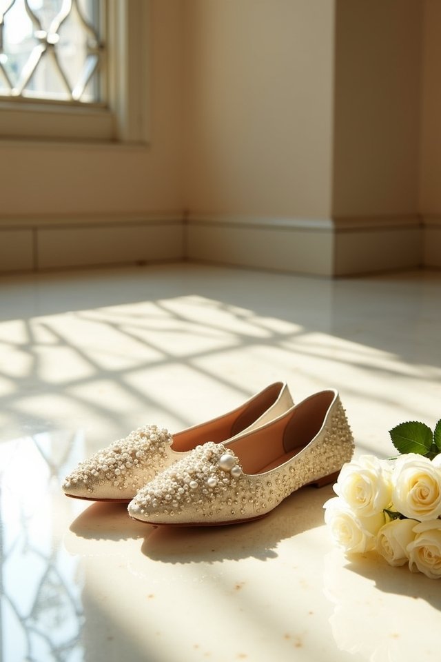 chic comfortable wedding footwear