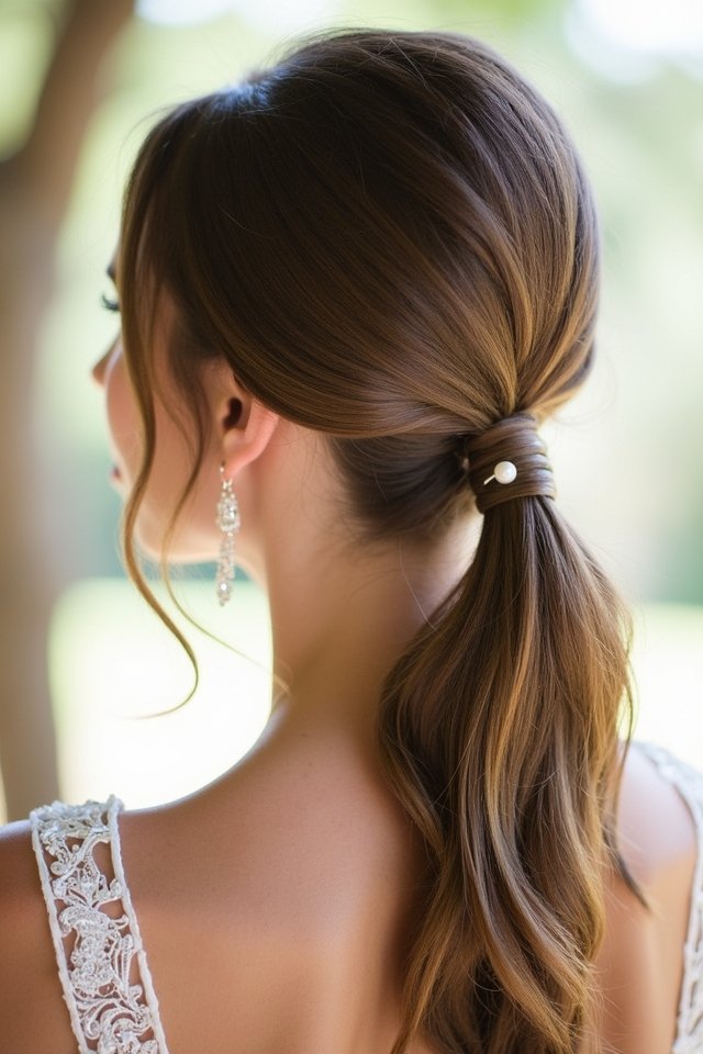 chic high ponytail elegance