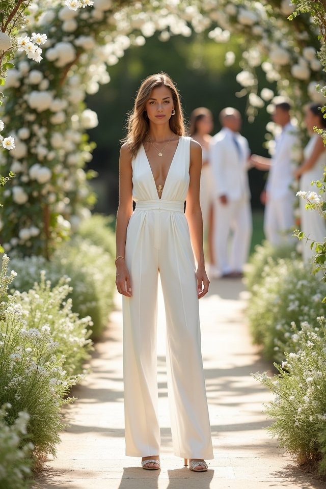 chic jumpsuit for weddings