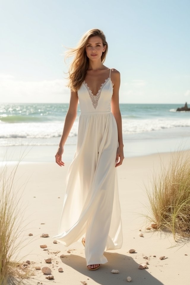 chic jumpsuits for beach weddings
