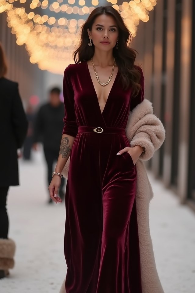 chic jumpsuits for winter weddings