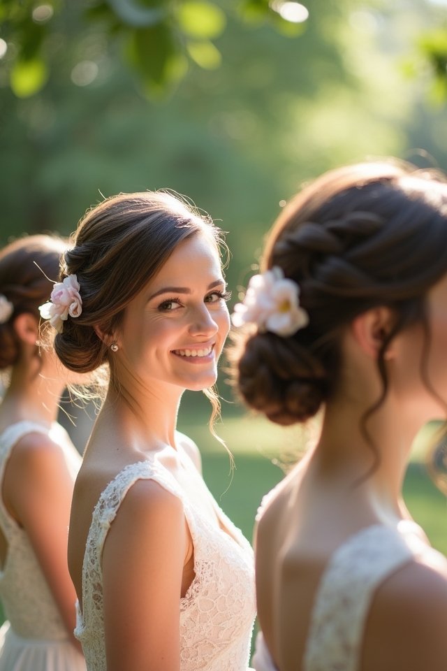 chic low bun elegance