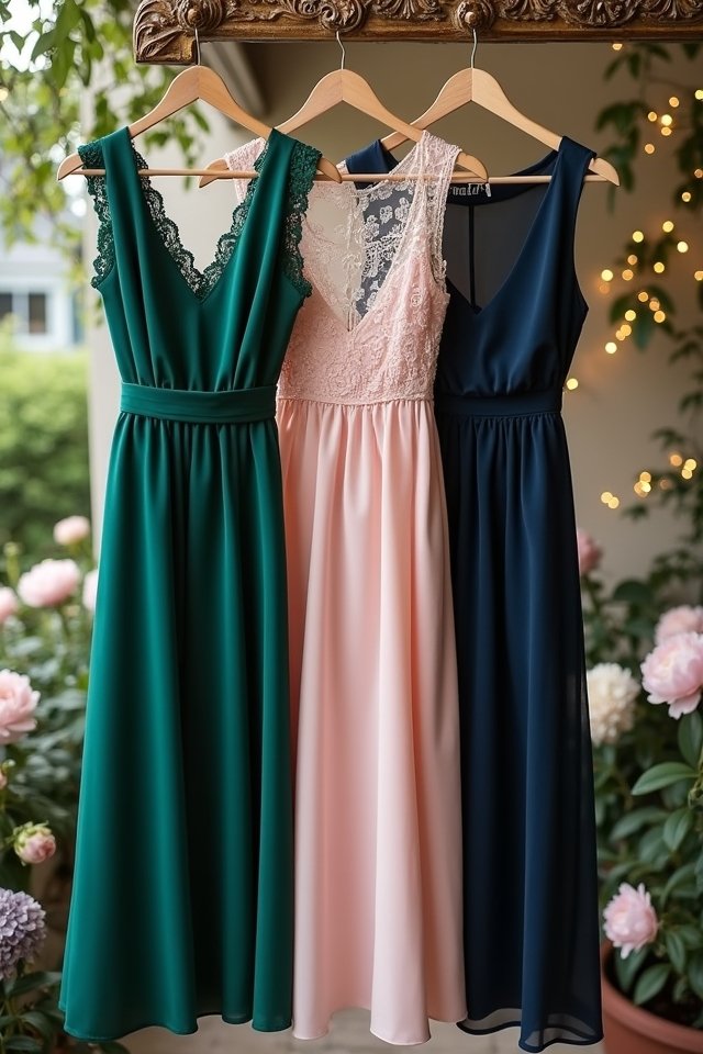 chic midi dresses for weddings