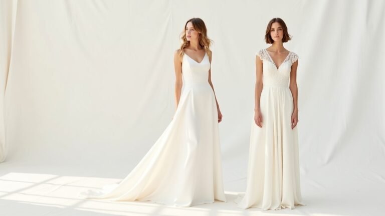 chic minimalist wedding dresses