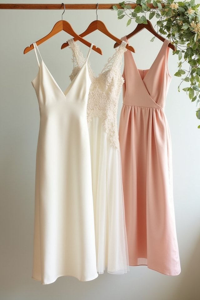 chic modern midi wedding dresses