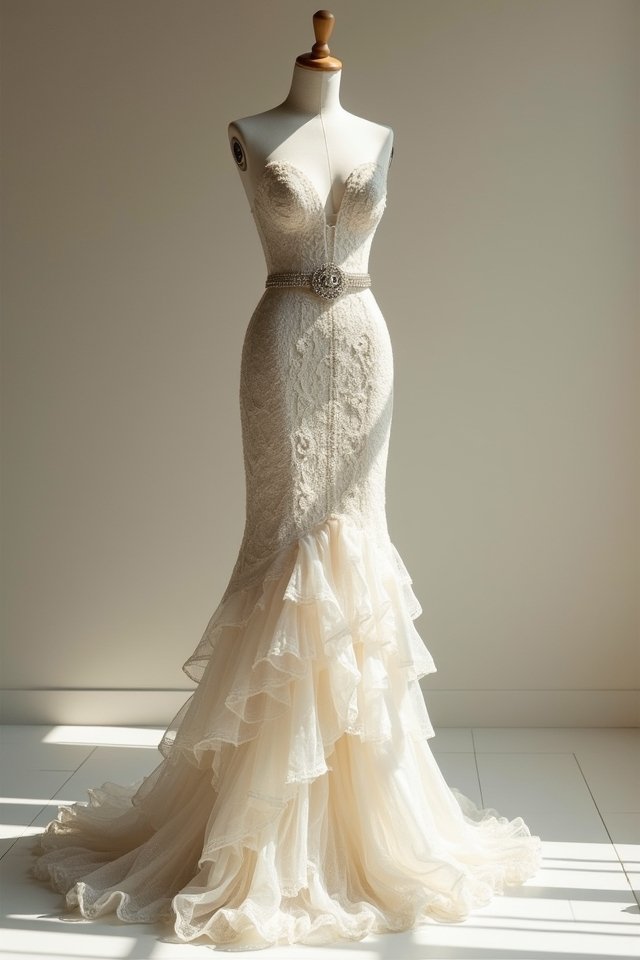 chic ruffled hem elegance