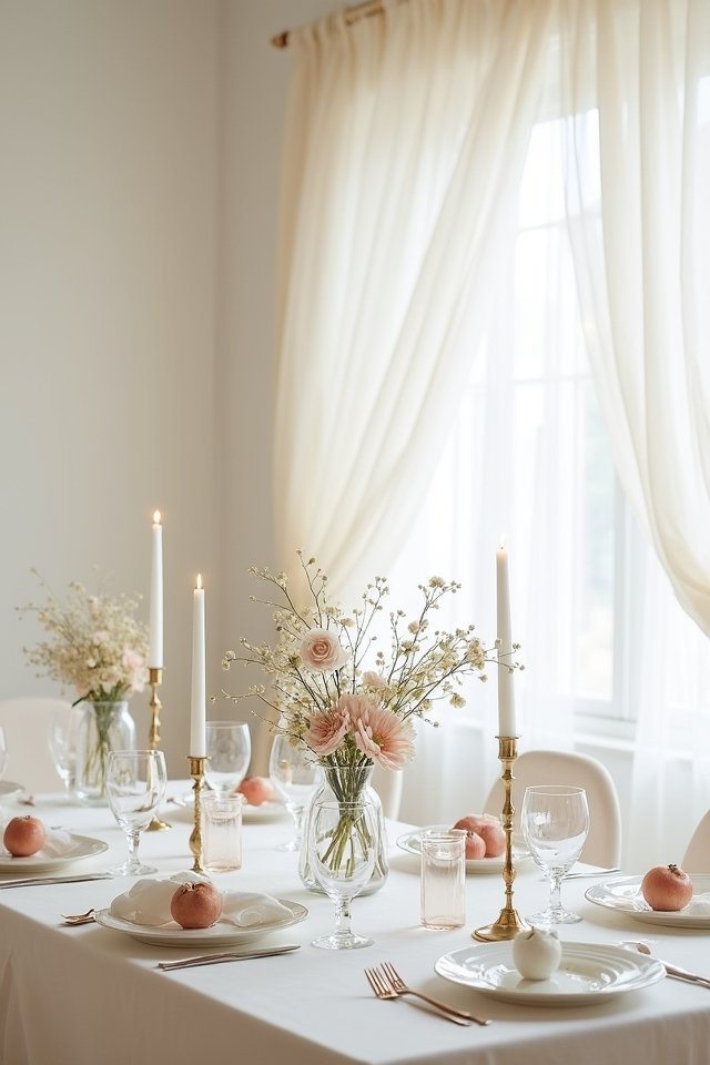chic serene wedding celebration