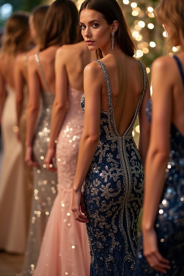 chic sparkling cocktail dresses
