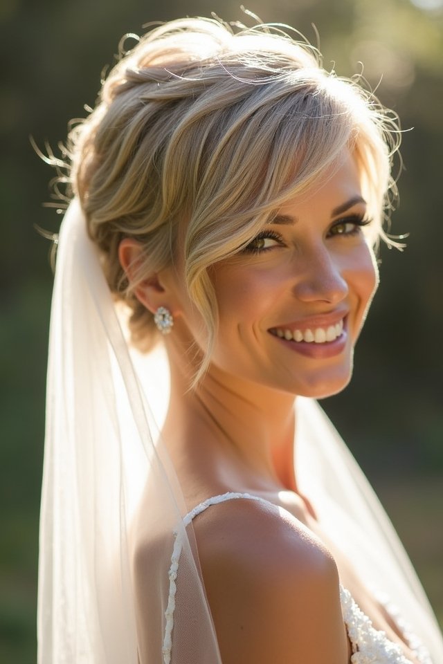 chic textured pixie elegance