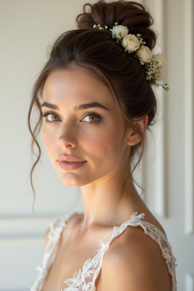 chic top knot elegance