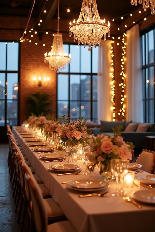 chic urban loft wedding