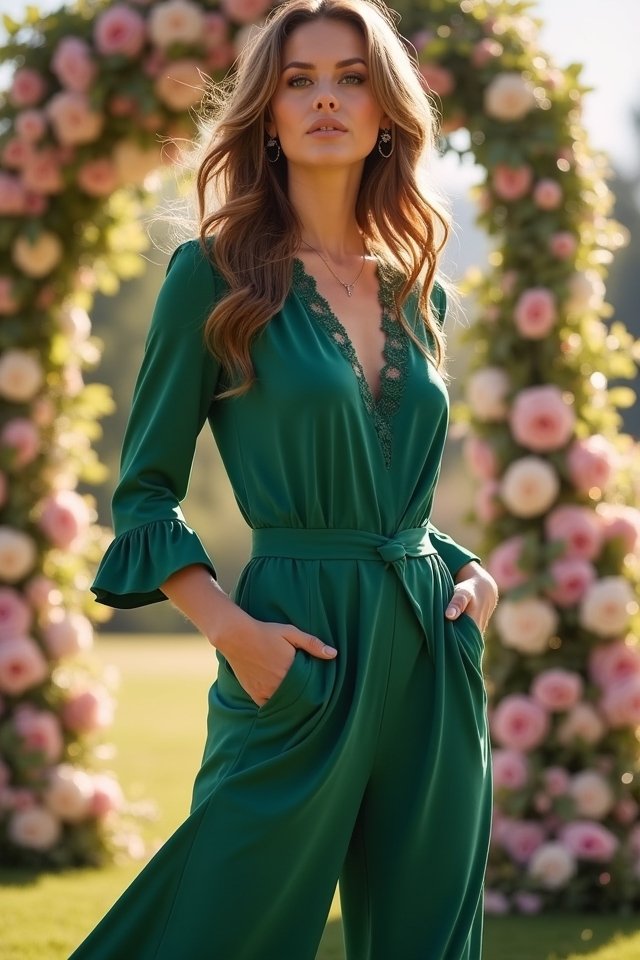 chic wedding jumpsuit styles