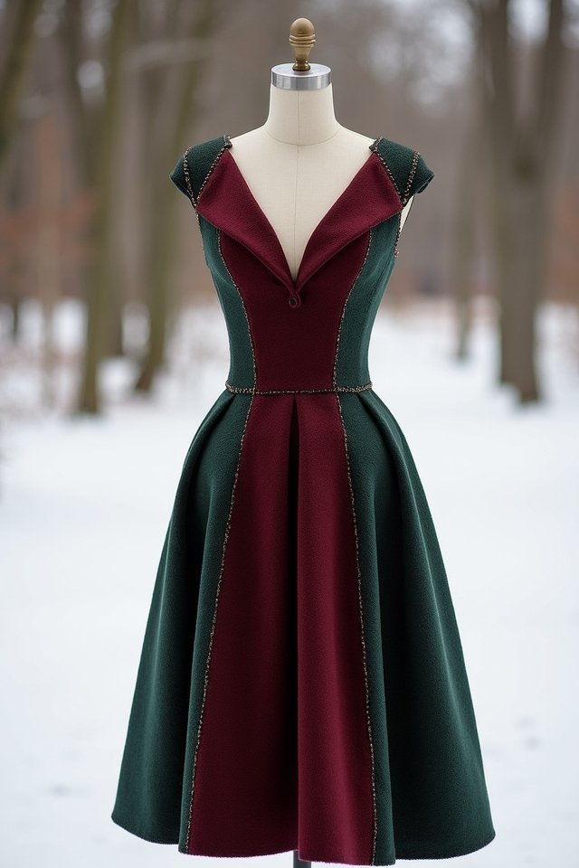 chic winter midi dress