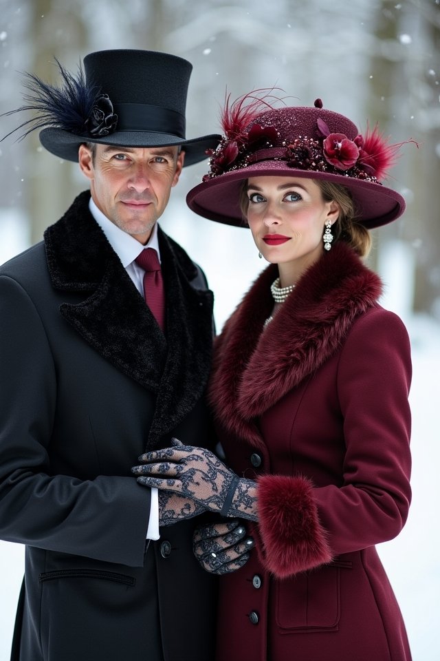 chic winter wedding accessories