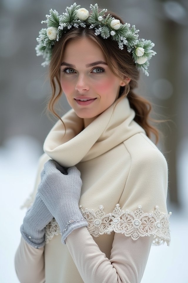 chic winter wedding boleros