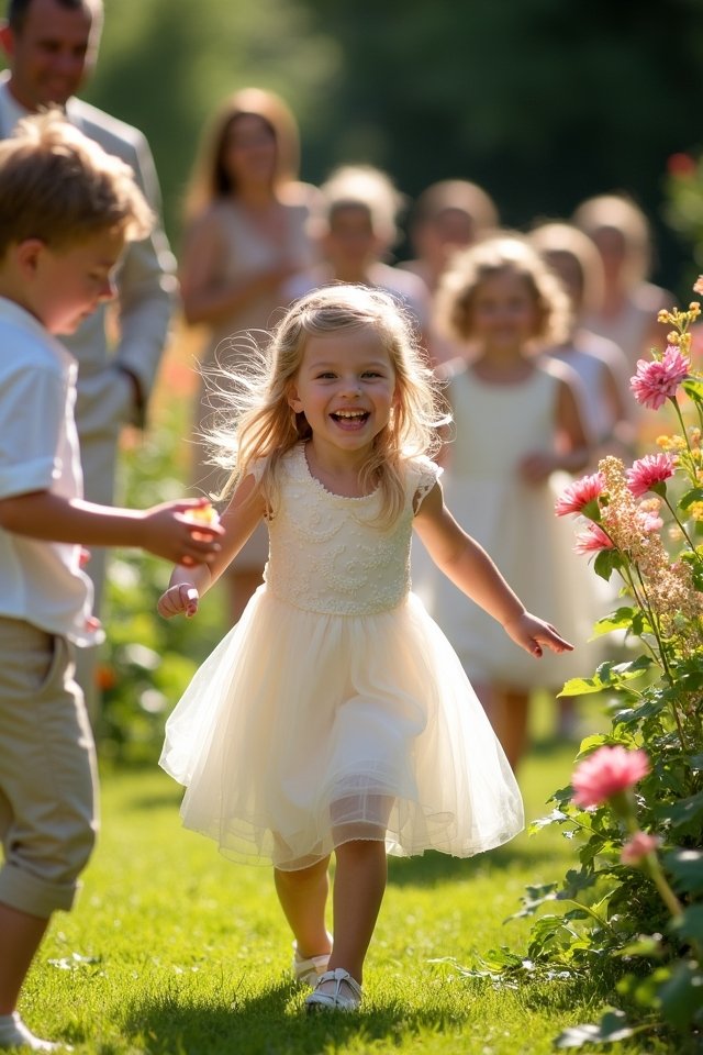 children s joyful wedding antics