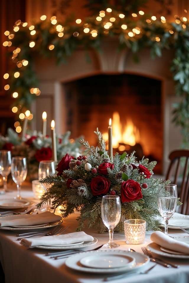 christmas floral wedding magic