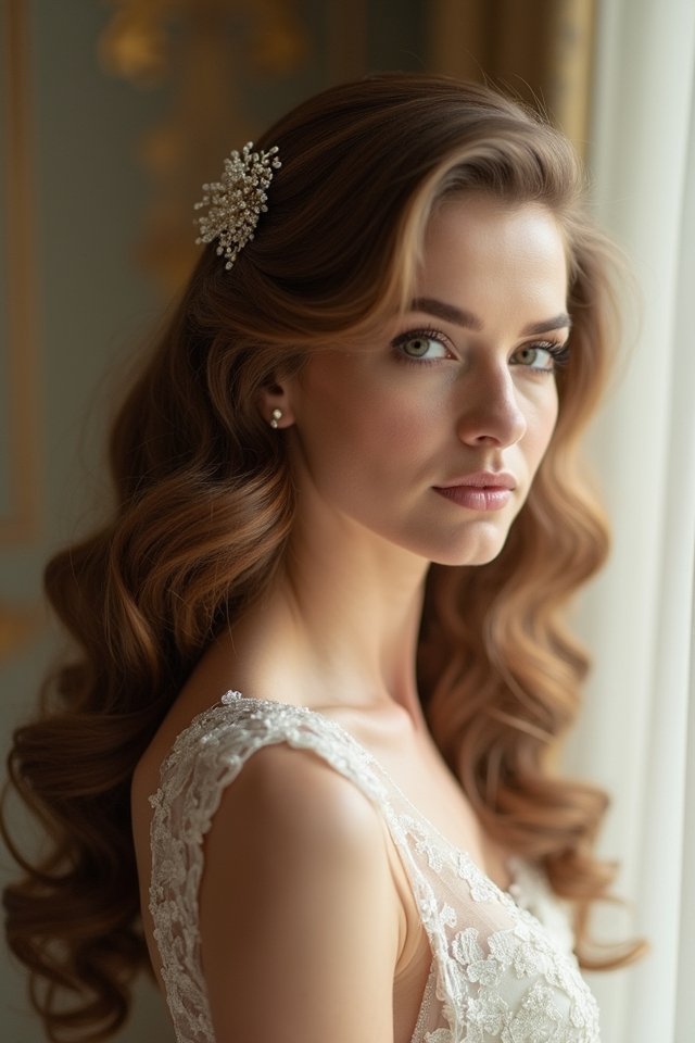 classic hollywood wedding hairstyles