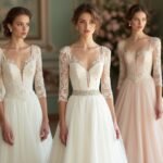 classic long sleeved wedding dresses