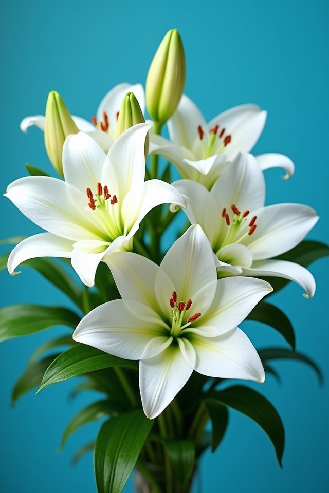 classic white lilies elegance