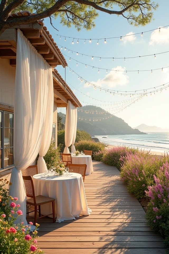 coastal wedding charm details