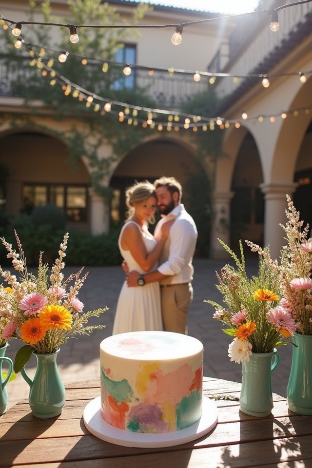 colorful and unique wedding