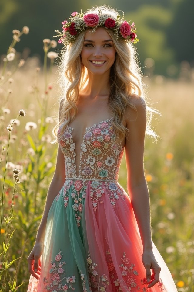 colorful bohemian wedding celebration