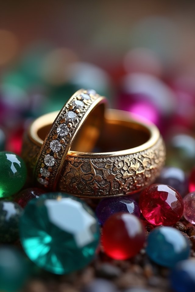 colorful gemstone engagement rings