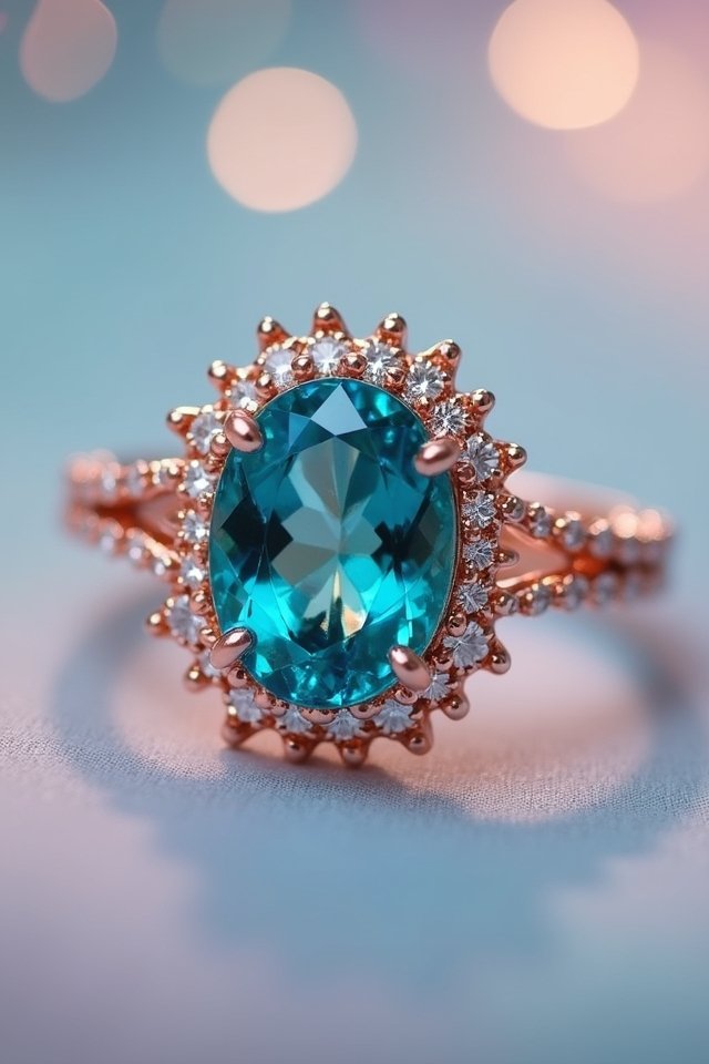 colorful gemstones for engagement
