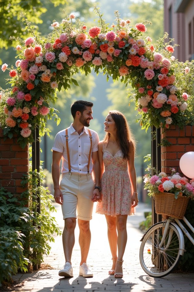 colorful whimsical wedding celebration