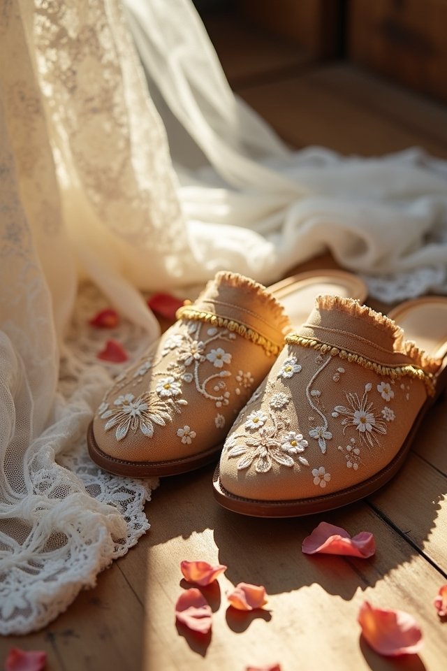 comfortable chic bridal footwear