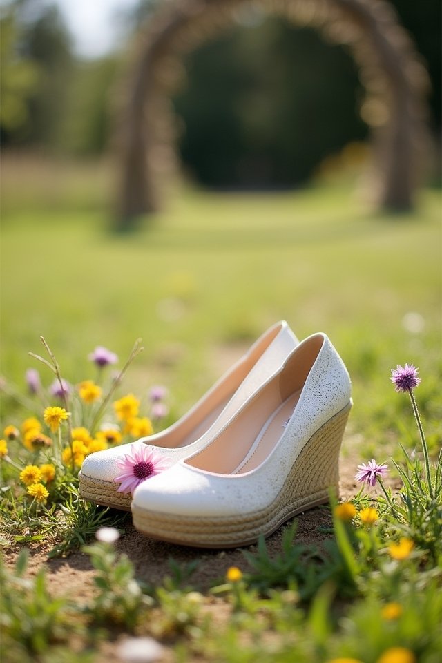 comfortable elegant bridal footwear