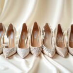 comfortable wedding heels selection