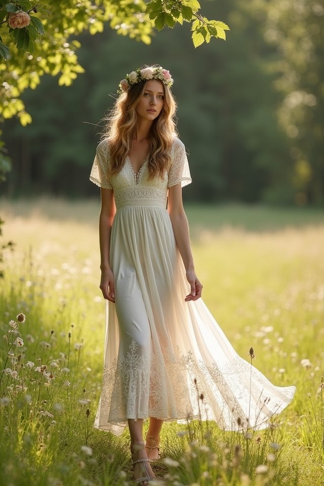 cotton elegance with whimsy