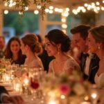 couples candid reception moments