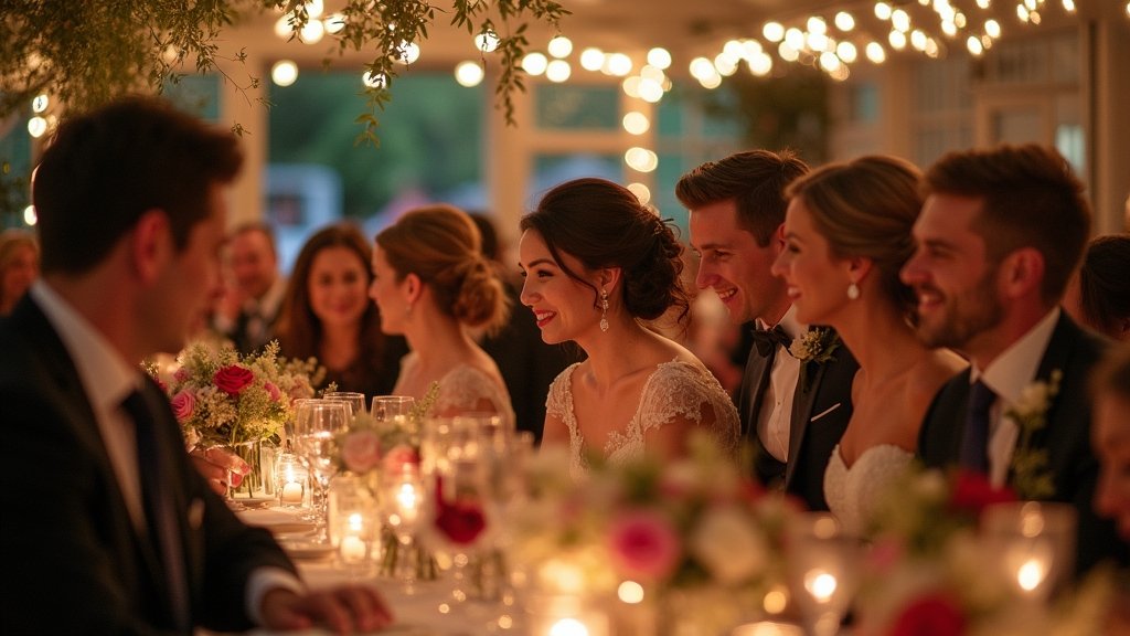 couples candid reception moments