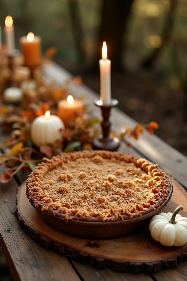 cozy autumn apple crisp